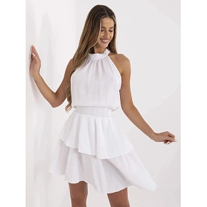 Šaty MI SK 92166.71P biele - Fprice