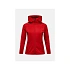 Dámska mikina PEAK PERFORMANCE W Rider Essentials Midlayer Zip Hood, červená