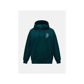 Pánska mikina PEAK PERFORMANCE M Terry Graphic Hood, zelená farba Pánska mikina PEAK PERFORMANCE M Terry Graphic Hood, zelená farba