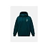 Pánska mikina PEAK PERFORMANCE M Terry Graphic Hood, zelená farba