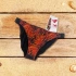 Spodný diel plaviek BB708 black-orange - Selmark