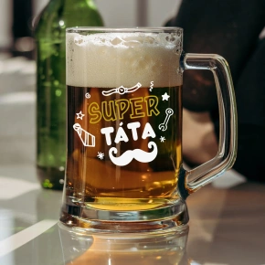 SUPER DAD - pivný pohár 0,5 l