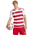 Pánske tričko adidas Hooped 26 Jersey červeno-biele KF3388 pánske