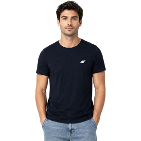 Pánske tričko 4F M4214 navy blue 4FWSS26TTSHM4214 31S pánske Pánske tričko 4F M4214 navy blue 4FWSS26TTSHM4214 31S pánske