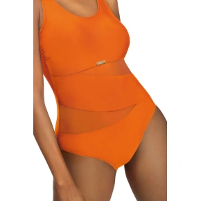 Dámske jednodielne plavky Fashion Sport S36-27 oranžové - Self