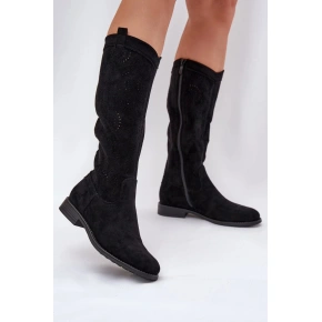 Dámske čižmy HY51-860 / 208810 Black - S.Barski