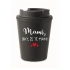 MAMI, ĎAKUJEM, ŽE ŤA MÁM! - čierny termohrnček 300 ml