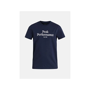 Tričko Peak Performance Jr Original Tee, modré Tričko Peak Performance Jr Original Tee, modré