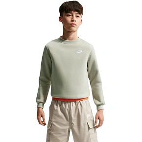 Detská mikina Nike Sportswear Club Fleece Light Green FD3006 304 Detská mikina Nike Sportswear Club Fleece Light Green FD3006 304