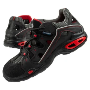 Dámske športové sandále MIAMI 1476.30 Black with red - Lavoro
