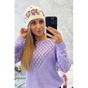 Dámska čiapka Florence K350 cream - Oliwier