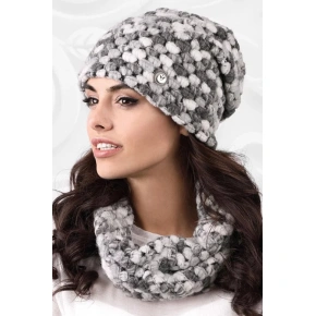 Dámska čiapka model 163245 sivá - Kamea