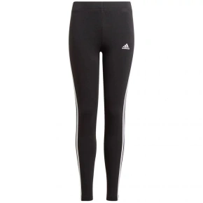 Dievčenské legíny Essentials 3 Stripes GN4046 Black and White - Adidas