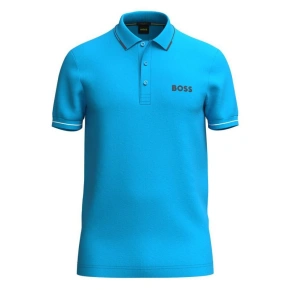 Polokošeľa BOSS Paul Pro Turquoise/Aqua slim fit tyrkysová (50506203-442)