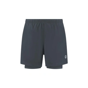 Rogelli pánske šortky 2 v 1 ESSENTIAL šedá S Rogelli pánske šortky 2 v 1 ESSENTIAL šedá S