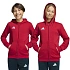 Detská mikina adidas Entrada 26 Full Zip Hoodie červená KH1781
