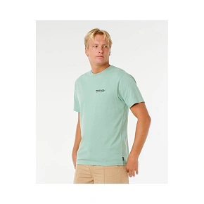 Pánske tričko RIP CURL Vaporcool Search Peak Tee, zelené Pánske tričko RIP CURL Vaporcool Search Peak Tee, zelené