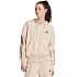 Dámska mikina adidas Seasonal Essentials Animal Print 3-Stripes Full-Zip Hooded, béžová, KH1547