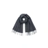 Šál 19508 zimný Zigzag dark grey - Art of Polo