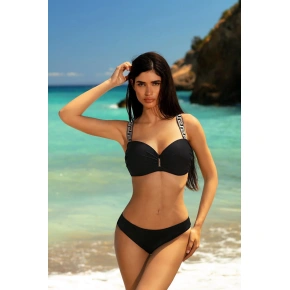 Dámske dvojdielne plavky Athens 4 S730V1AH4 Black with Gold - Vlastné