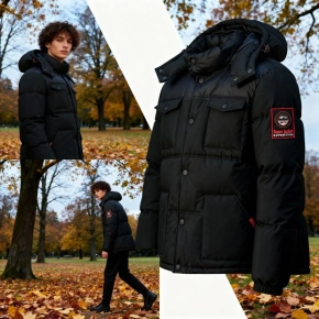 Pánska bunda WY3882H/GN Black - Geografické Nórsko