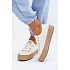 Čipkované tenisky espadrilky LCW-26-31-4326, biele – Lee Cooper