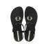 Ipanema Sandal Class Women's Flip Flop Sandals Fashion Black with Gold Women's