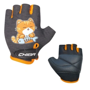 Rukavice CHIBA COOL KIDS black cat M