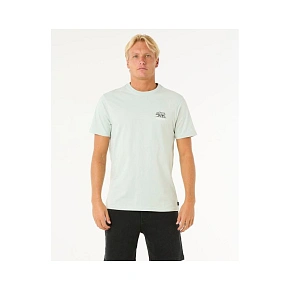 Tričko RIP CURL Desti Animals Tee, tyrkysové Tričko RIP CURL Desti Animals Tee, tyrkysové