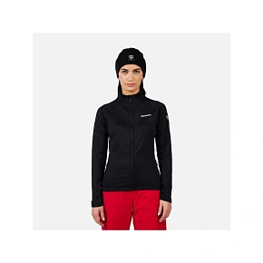 Dámska mikina ROSSIGNOL W Blackside Mix HZ Fleece, čierna