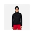 Dámska mikina ROSSIGNOL W Blackside Mix HZ Fleece, čierna