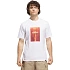 Pánske tričko adidas Waterfall Graphic, biele, KH0398