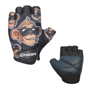 Rukavice CHIBA COOL KIDS black monkey XS