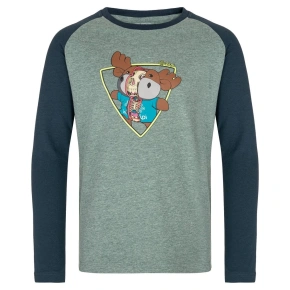 Chlapčenské tričko SONIER-JB Tmavo zelená - Kilpi