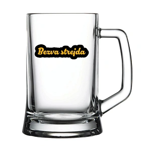 Bezva strýko - pivný pohár 0,5 l