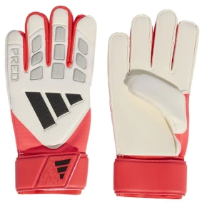 Adidas Predator Match brankárske rukavice červeno-biele KA7783