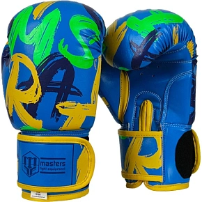 Boxerské rukavice MASTERS RPU-VIBEZ 10 oz BLUE