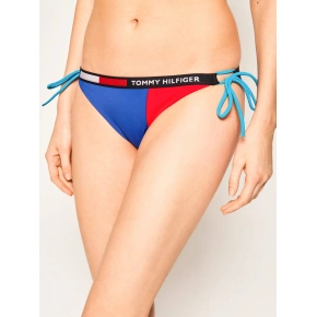 Spodný diel dámskych plaviek UW0UW02180-C65 modročervená - Tommy Hilfiger