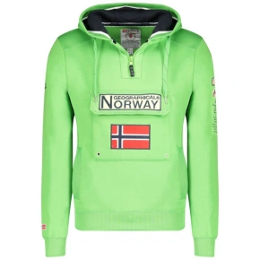 Geografická mikina Nórsko Gymclass 054 Pop M WW4181H/GN-Flashy green pánska