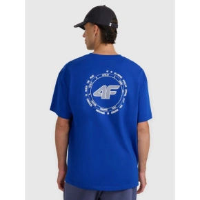 Pánske tričko oversize s potlačou 4F 4FWAW25TTSHM2403-36S