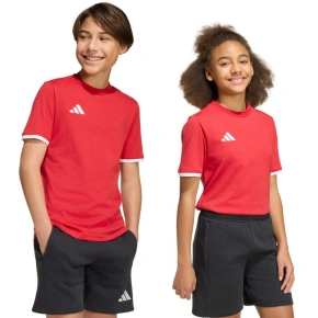 Detské tričko adidas Entrada 26 Tee červená JZ6674