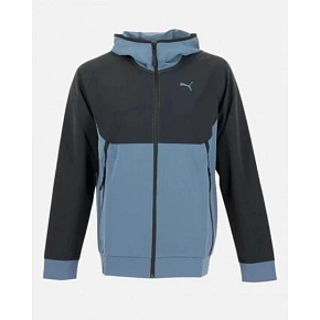 Puma Pánska športová mikina Tech Woven Zippered Hoodie Pohodlné pánske