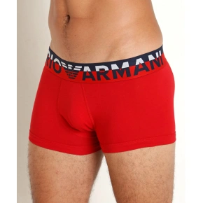 Pánske boxerky 111389 3F516 00774 červená - Emporio Armani