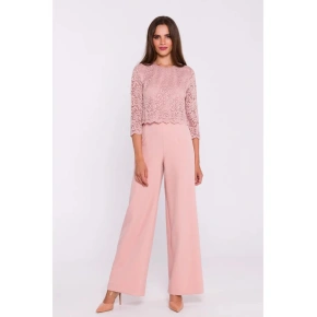 Dámsky overal S381 Powder Pink - Stylove