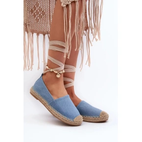 Espadrilky B-727 modré - Krok vo veľkom štýle