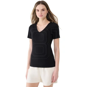 Dámske tričko slim fit 4FWSS25TTSHF1990 20S Black - 4F