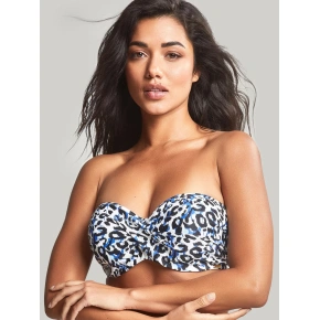Vrchný diel plaviek Serengeti Bandeau blue animal SW1653 - Panache