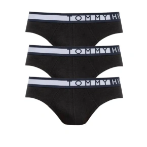 Pánske nohavičky 3PACK UM0UM01227 Čierna s bielou - Tommy Hilfiger