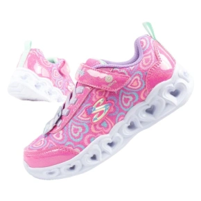 Skechers S Lighs-Heart Topánky pre dievčatá Športové pohodlné LED