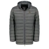 Geographical Norway Pánska bunda AMIGOMAP LONG HOOD DB DGREY MEN 233 DARK GREY (WZ5086H/GN-GRIS FONCÉ)